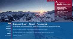 Desktop Screenshot of burgenersport.ch